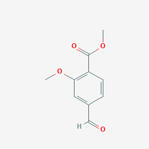 molecular formula C10H10O4 B1369907 Methyl 4-formyl-2-methoxybenzoate CAS No. 55204-14-3