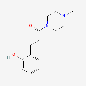3-(2-Hydroxyphenyl)-1-(4-methylpiperazino)-1-propanone