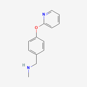 N-methyl-N-[4-(pyridin-2-yloxy)benzyl]amine