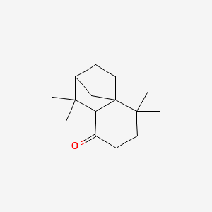 molecular formula C15H24O B1369926 2H-2,4a-Methanonaphthalen-8(5H)-one, 1,3,4,6,7,8a-hexahydro-1,1,5,5-tetramethyl- CAS No. 23787-90-8
