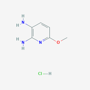 molecular formula C6H10ClN3O B1369930 6-甲氧基吡啶-2,3-二胺盐酸盐 CAS No. 1159824-73-3