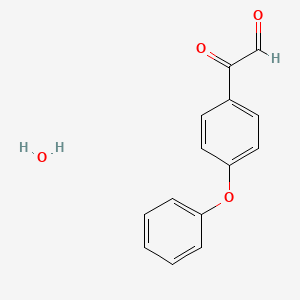molecular formula C14H12O4 B1369931 4-苯氧基苯基乙二醛水合物 CAS No. 92254-55-2