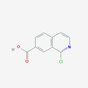 molecular formula C10H6ClNO2 B1369945 1-氯异喹啉-7-羧酸 CAS No. 730971-21-8