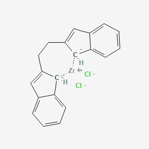 molecular formula C20H16Cl2Z B1369956 Meso-ethylenebis(1-indenyl)zirconium(IV)dichloride 