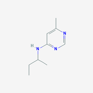 molecular formula C9H15N3 B1369957 N-(butan-2-yl)-6-methylpyrimidin-4-amine 