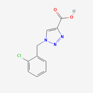 molecular formula C10H8ClN3O2 B1369968 1-(o-chlorobenzyl)-1H-1,2,3-triazole-4-carboxylic acid 