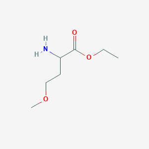 molecular formula C7H15NO3 B1369976 Ethyl 2-amino-4-methoxybutanoate 