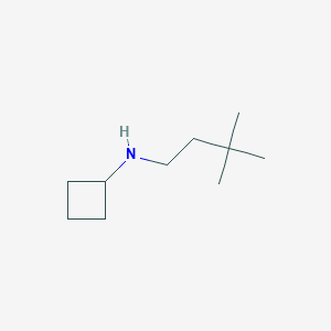 molecular formula C10H21N B1369977 N-(3,3-dimethylbutyl)cyclobutanamine 