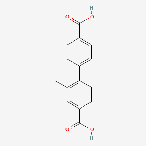 B1369980 2-Methyl-[1,1'-biphenyl]-4,4'-dicarboxylic acid CAS No. 1186048-28-1