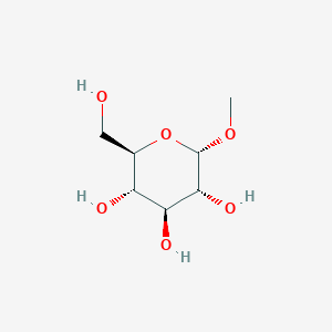molecular formula C₇H₁₄O₆ B013700 Methyl alpha-D-glucopyranoside CAS No. 97-30-3