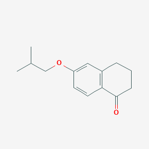 molecular formula C14H18O2 B1370005 6-Isobutoxy-3,4-dihydro-2H-naphthalen-1-one 