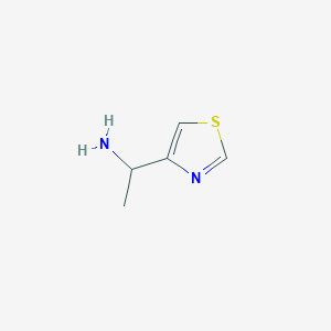 molecular formula C5H8N2S B1370017 1-Thiazol-4-YL-ethylamine CAS No. 885279-02-7