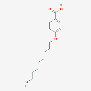 molecular formula C15H22O4 B137002 4-(8-Hydroxyoctyloxy)benzoic acid CAS No. 140918-53-2