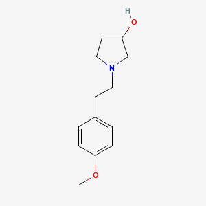 1-[2-(4-Methoxyphenyl)ethyl]pyrrolidin-3-ol