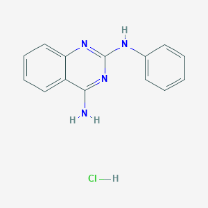 N~2~-Phenyl-2,4-quinazolinediamine hydrochloride