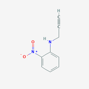 molecular formula C9H8N2O2 B1370048 2-nitro-N-prop-2-ynylaniline 