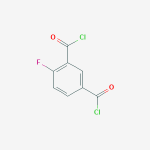 molecular formula C8H3Cl2FO2 B1370051 4-Fluorobenzene-1,3-dioyl dichloride CAS No. 327-94-6