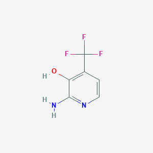 molecular formula C6H5F3N2O B1370057 2-Amino-3-hydroxy-4-(trifluoromethyl)pyridine CAS No. 1227581-75-0