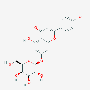 molecular formula C22H22O10 B137006 Acacetin-7-O-beta-D-galactopyranoside CAS No. 80443-15-8