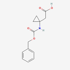 2-(1-(((Benzyloxy)carbonyl)amino)cyclopropyl)acetic acid