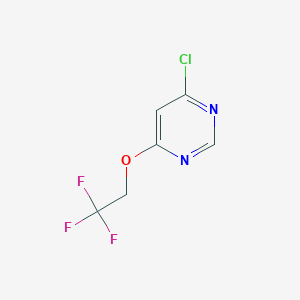 4-Chloro-6-(2,2,2-trifluoroethoxy)pyrimidine