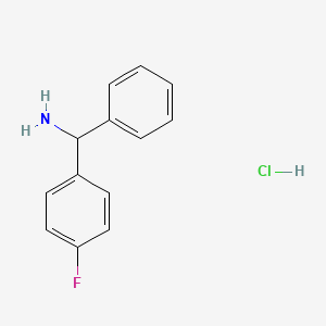 (4-Fluorophenyl)(phenyl)methanamine hydrochloride