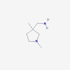 (1,3-Dimethylpyrrolidin-3-yl)methanamine