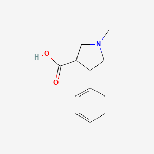 1-Methyl-4-phenylpyrrolidine-3-carboxylic acid
