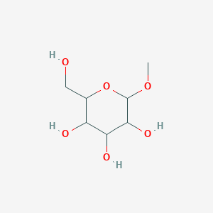 molecular formula C7H14O6 B013701 β-D-吡喃葡萄糖甲基醚 CAS No. 709-50-2