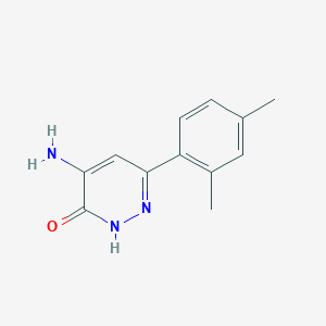 4-Amino-6-(2,4-dimethylphenyl)pyridazin-3-ol