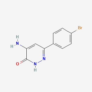 4-Amino-6-(4-bromophenyl)pyridazin-3-ol