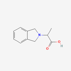 2-(2,3-dihydro-1H-isoindol-2-yl)propanoic acid