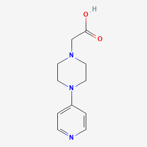 2-[4-(Pyridin-4-yl)piperazin-1-yl]acetic acid