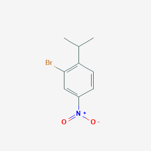 molecular formula C9H10BrNO2 B1370149 2-Bromo-1-isopropyl-4-nitrobenzene CAS No. 101980-41-0