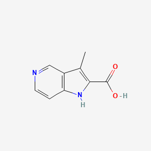molecular formula C9H8N2O2 B13701497 3-Methyl-5-azaindole-2-carboxylic Acid 