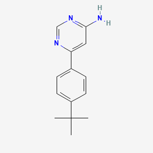 6-(4-Tert-butylphenyl)pyrimidin-4-amine