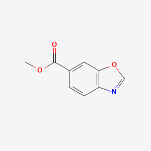 molecular formula C9H7NO3 B1370154 Methyl benzo[d]oxazole-6-carboxylate CAS No. 1305711-40-3
