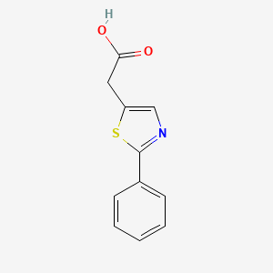 2-(2-Phenyl-1,3-thiazol-5-yl)acetic acid