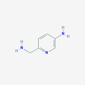 molecular formula C6H9N3 B1370164 6-(Aminomethyl)pyridin-3-amine CAS No. 771574-03-9