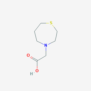 2-(1,4-Thiazepan-4-yl)acetic acid
