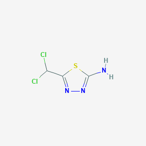 5-Dichloromethyl-[1,3,4]thiadiazol-2-ylamine