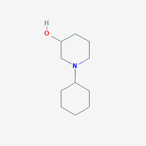 molecular formula C11H21NO B1370177 1-Cyclohexylpiperidin-3-ol 
