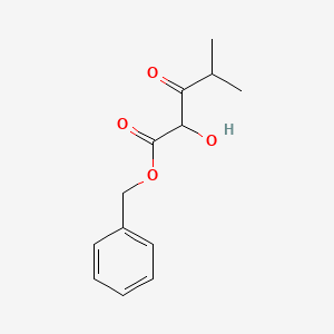 molecular formula C13H16O4 B13701839 Benzyl 2-Hydroxy-4-methyl-3-oxopentanoate 