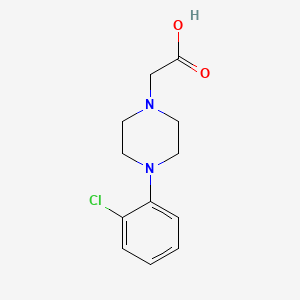 2-[4-(2-Chlorophenyl)piperazin-1-yl]acetic acid