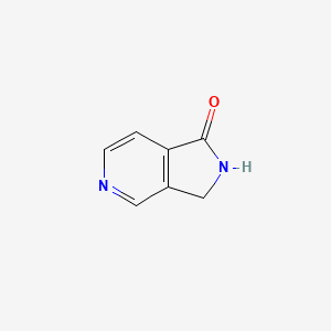 molecular formula C7H6N2O B1370187 2,3-Dihydro-1H-pyrrolo[3,4-C]pyridin-1-one CAS No. 5655-00-5