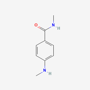 molecular formula C9H12N2O B1370188 N-methyl-4-(methylamino)benzamide 