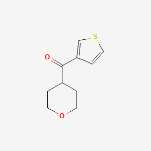 (tetrahydro-2H-pyran-4-yl)(thiophen-3-yl)methanone