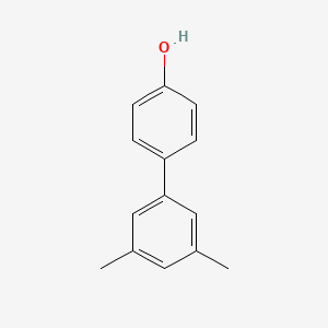 molecular formula C14H14O B1370200 4-(3,5-Dimethylphenyl)phenol CAS No. 896427-71-7