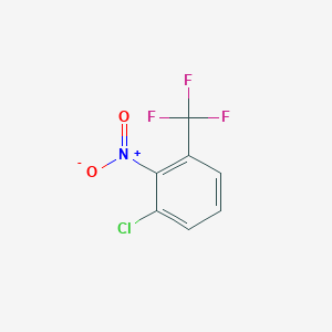 molecular formula C7H3ClF3NO2 B1370210 3-Chloro-2-nitrobenzotrifluoride CAS No. 386-70-9