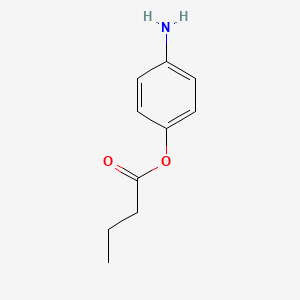 molecular formula C10H13NO2 B13702209 4-Aminophenyl butanoate CAS No. 55536-08-8